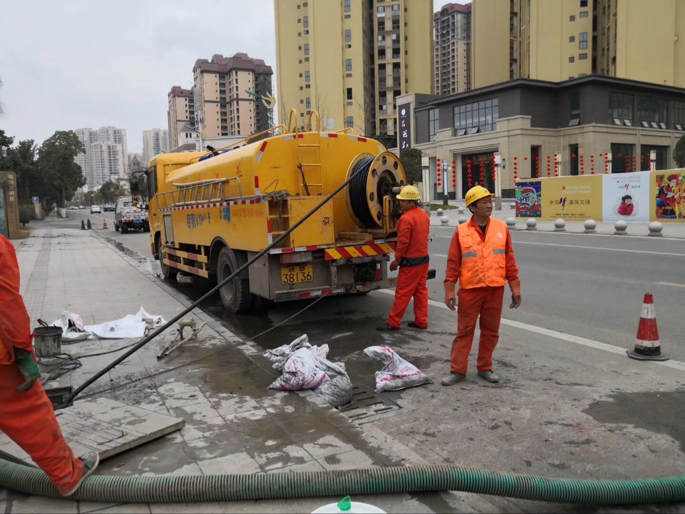 新化排污管道清淤-管道清洗